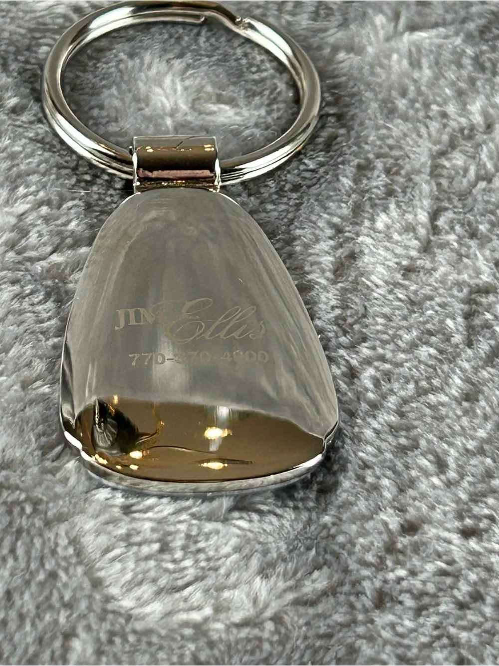 Volkswagen‎ Keychain Engraved With Dealership Name & Number NIB Box Damaged